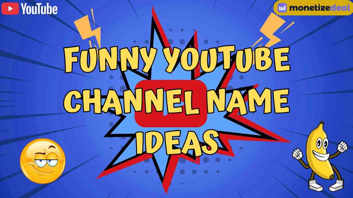 Funny YouTube Channel Name Ideas