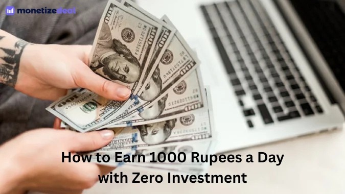 Earn 1000 rupees a day with zero investment
