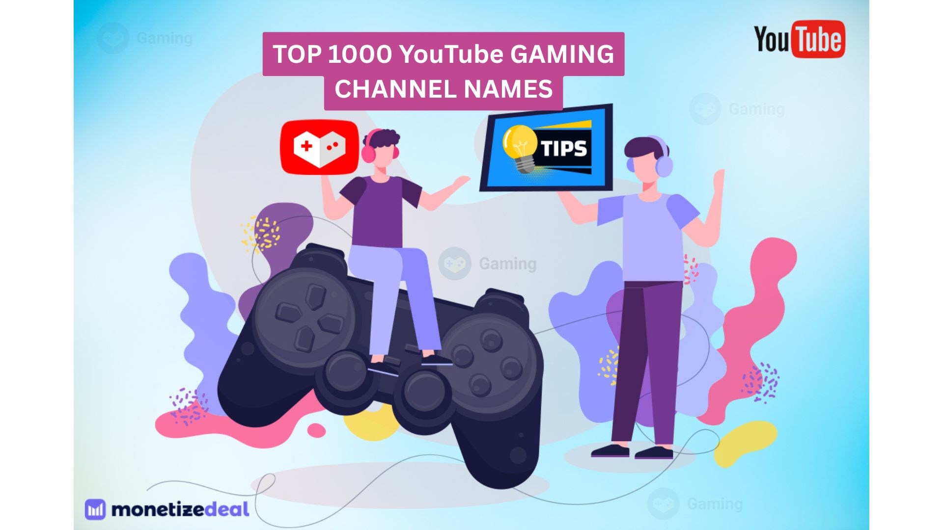 Top 1000 YouTube gaming channel names