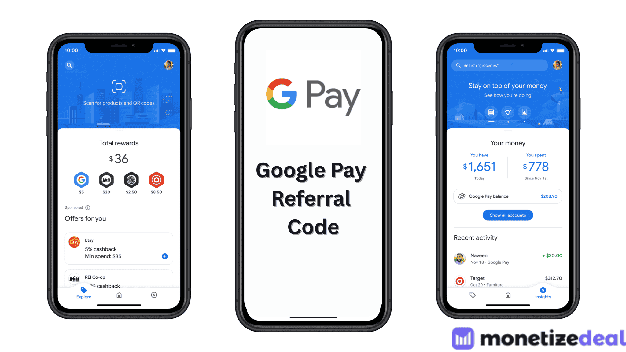 Google Pay Referral Code