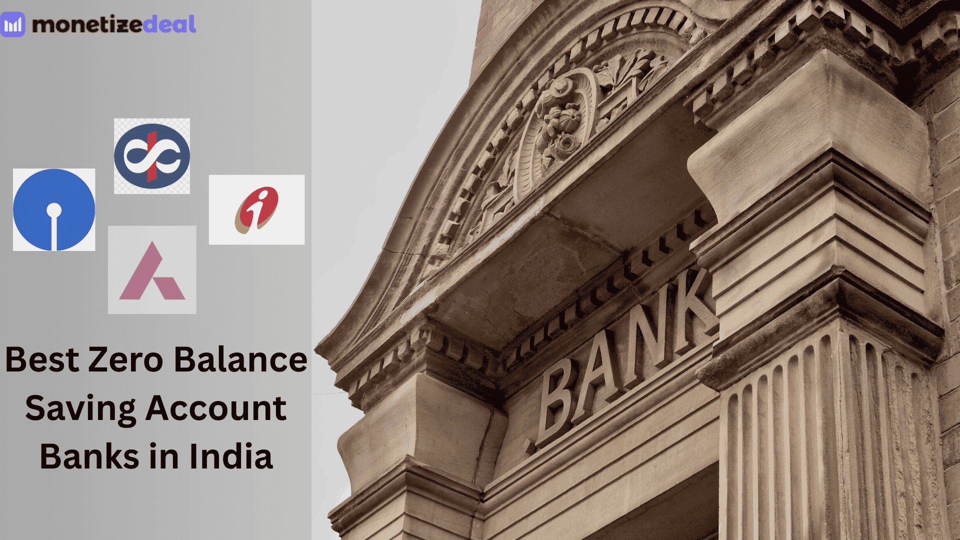 best zero balance saving account banks