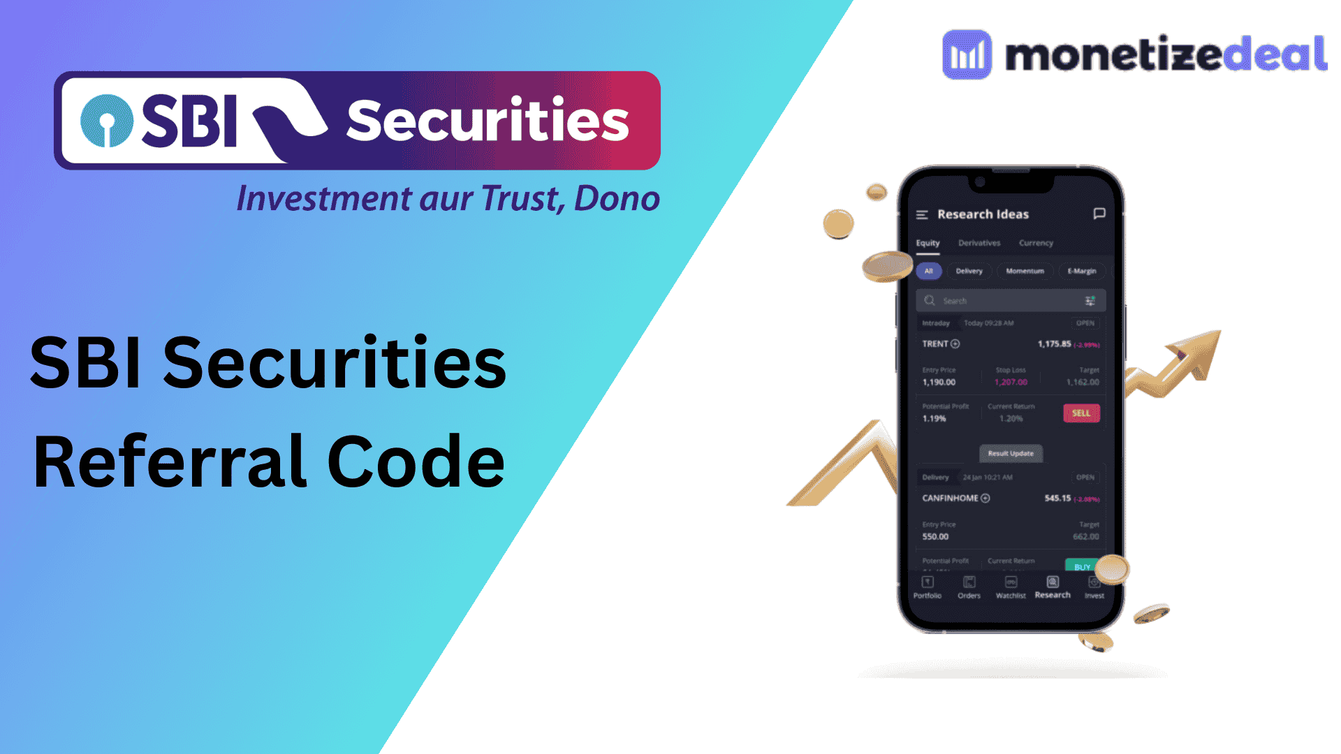 sbi securities referral code