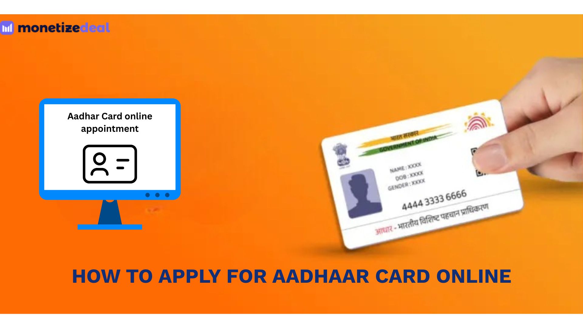 How to apply for Aadhaar card online