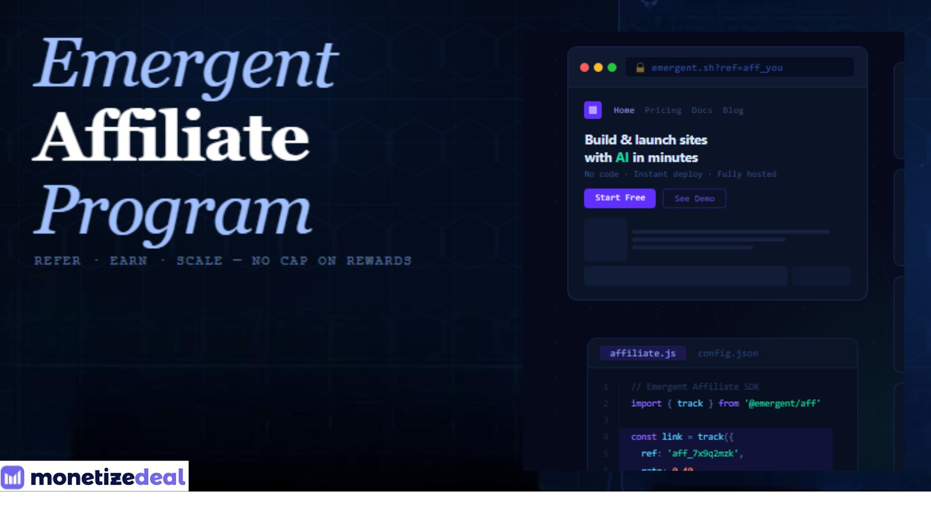 Emergent affiliate program