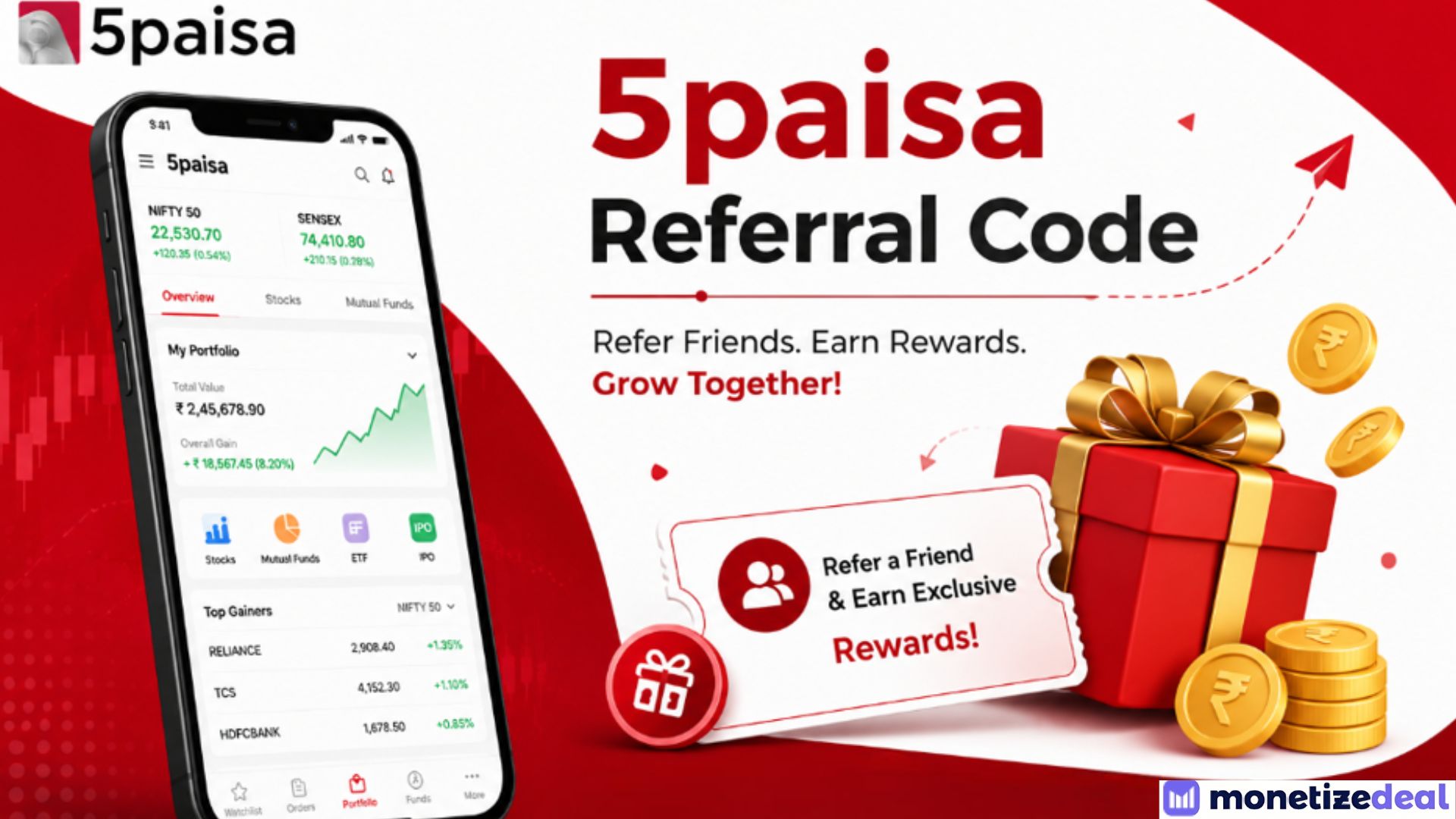 5Paisa referral code