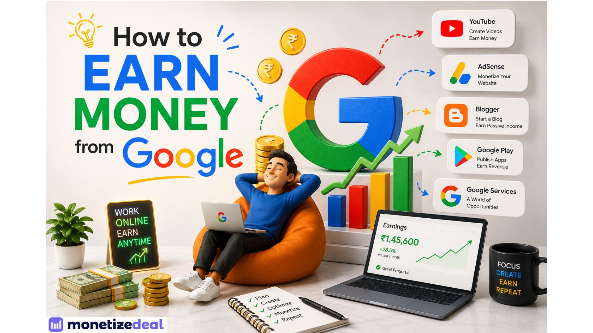 How to earn money from Google